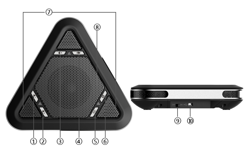 M5000-B table speakerphone